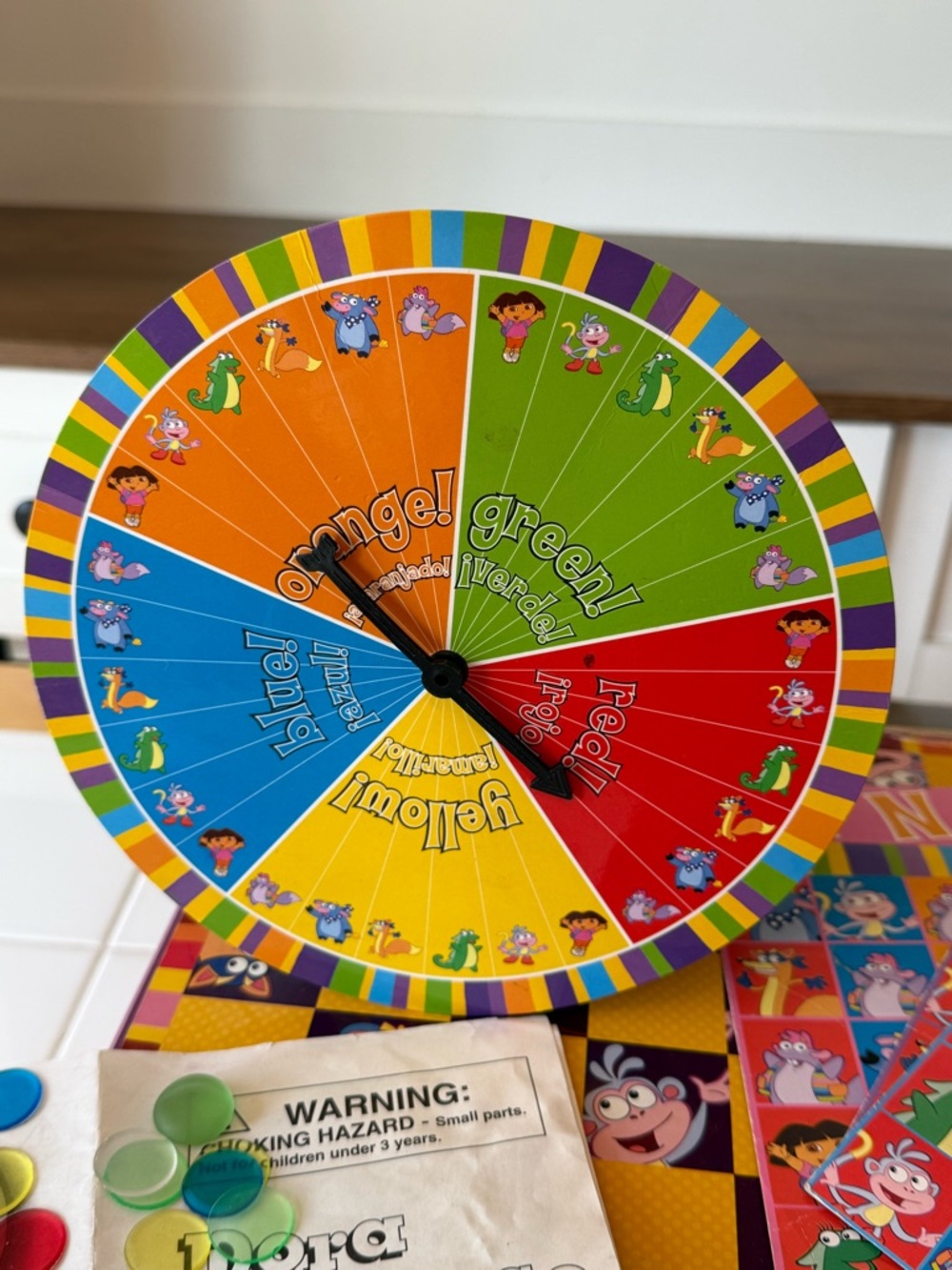 Vintage Y2K Dora the Explorer Game House- Checkers Dominos Bingo +  2006 Viacom - Picture 6 of 16